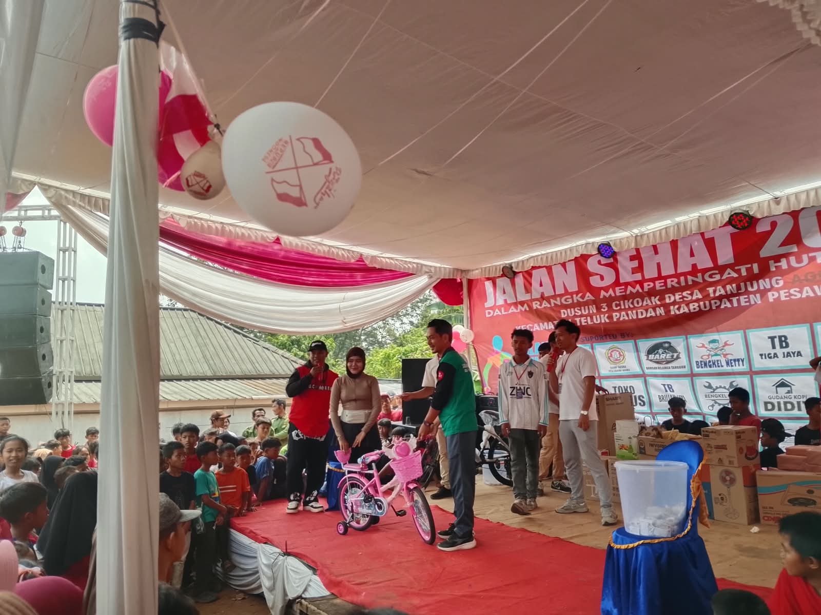 Karang Taruna Desa Tanjung Agung Kembali Gelar Jalan Sehat Season 2